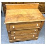 Vintage three drawer dresser
