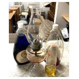 Vintage oil lamp with some extra extra oils