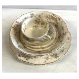 China, place setting for 1 federal