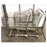 2 shopping carts