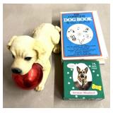 Dog book jigsaw puzzle/figurine
