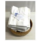 Pillowcases with decorative basket