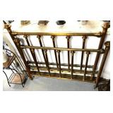 Full size head/footboard and rails bedframe