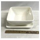 Cordon Bleu baking dish, and plate. Microwave