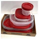 Storage containers with lids