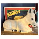 Illuminated donkey by empire blow mold