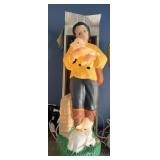 Illuminated Shepherd with lamb blow mold
