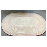 105 inch antique woven rug