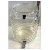 Large glass water dispenser