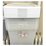 9 sterilite 58 quart containers with lids