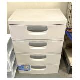 Sterilite four drawer unit