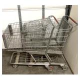 2 shopping carts