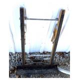 Fold up appliance cart