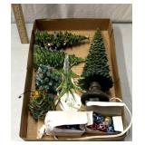 Miniature decorative Christmas trees