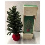21 inch lighted display tree for miniature
