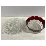 Flood wood signage bowl/service trays