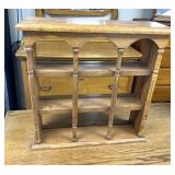 19.5 inch wide wooden wall hanging  display