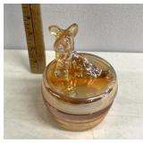 vintage Jeannette Glass Marigold Carnival Glass