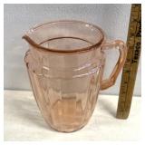 Pink depression glassware