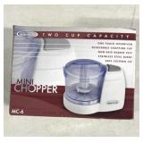 2 cup capacity, mini chopper model MC6
