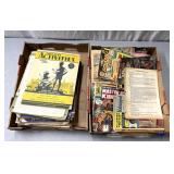 Non-sorted comics and vintage publications