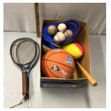 Basketball/football/rackets/softballs