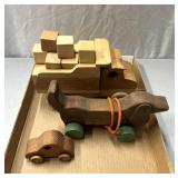 Vintage wooden toys
