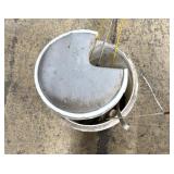 Ice fishing, bucket, and reels/poles