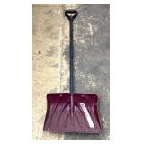 Plastic snow shovel