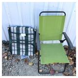 2 lawn chairs