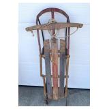 Vintage snow sled