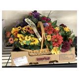 Fall themed artificial plants/baskets