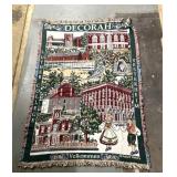Decorah, Iowa/Luther College throw blanket