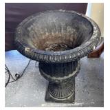 Vintage metal planter