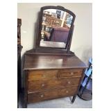 Vintage Ford rear dresser with vanity mirror 39