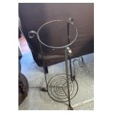 Vintage metal plant stand