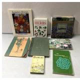 Vintage flour/plant/herb books
