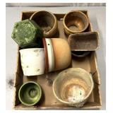 Vintage planter pots/hanger 4002 USA others