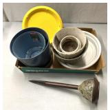 Plastic planters/solar light