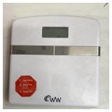 Electric weight scale needs batteries