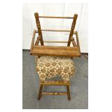 Vintage toy highchair
