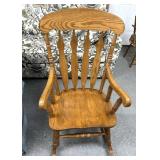 Oversize wooden rocker