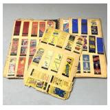 Scrapbook full of vintage matchbooks