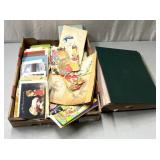 Modern and vintage greeting cards