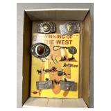 Western themed collectibleï¿½s/belt buckles/other