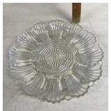 Vintage glass, egg server