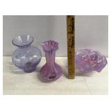 Mantorp , Sweden, purple glassware vase/other