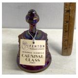Fenton carnival glass bell