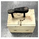 Shoe shiners cabinet