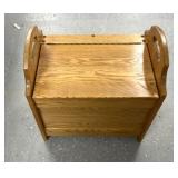 Small bench with storage